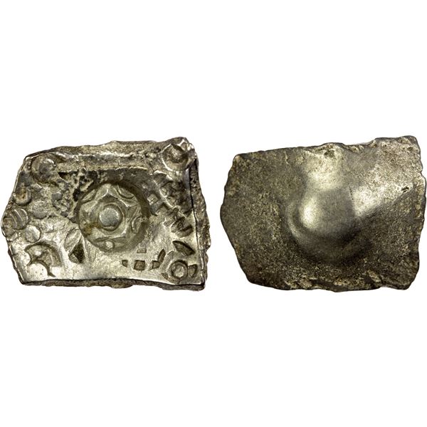 NARHAN: Punchmarked, ca. 550-450 BC, AR double karshapana (6.64g), choice EF