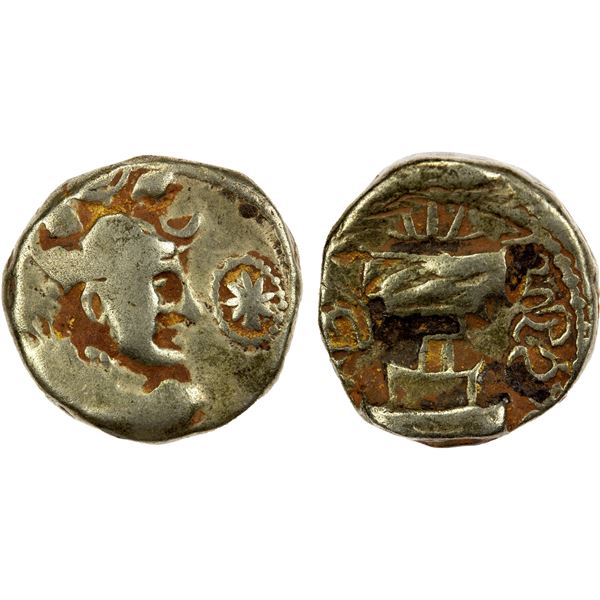 INDO-SASANIAN: Rana Datasatya, 5th/6th century, pale AV dinar (7.00g), VF