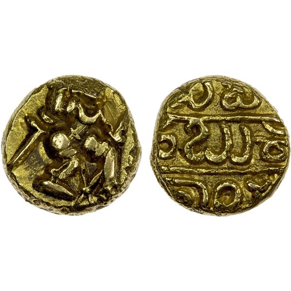 CHALUKYAS: Somesvara, ca. 1181-1189, AV pagoda (3.37g), EF