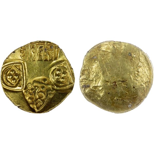PARAMARAS OF VIDARBHA: Jagadeva, 12th century, AV pagoda, ANACS XF40