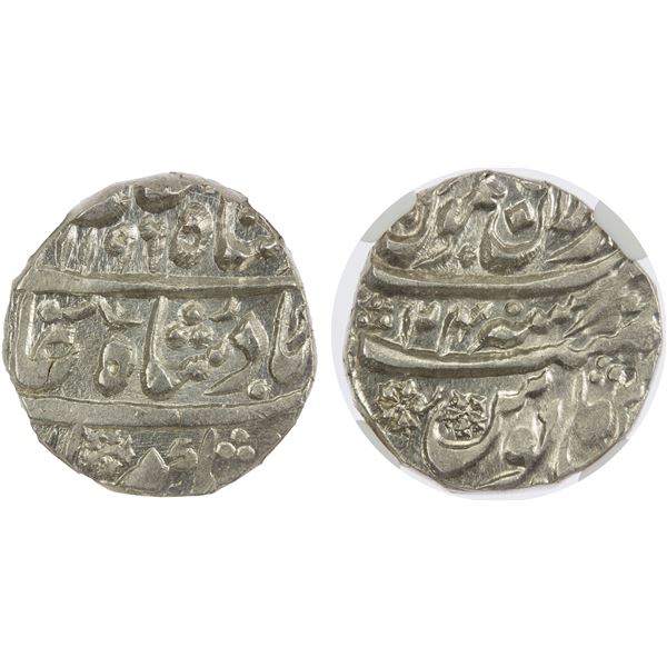 JAMMU: AR rupee, Dar al-Aman Jammun, AH1196 year 24, NGC MS64
