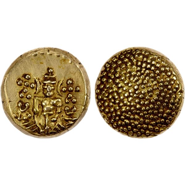MADRAS PRESIDENCY: AV pagoda (3.35g), ND (ca. 1691-1740), choice EF