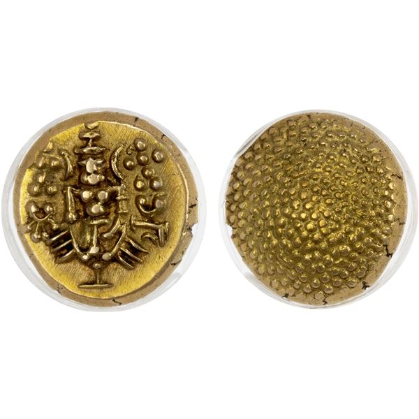 DUTCH INDIA: Negapatnam: Anonymous, ca. 1747-1781, AV pagoda, ANACS XF45
