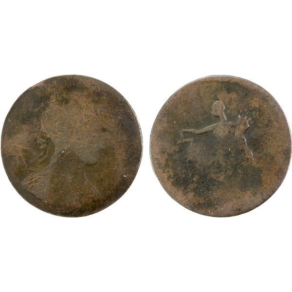 CANADA: AE blacksmith token (4.22g), [1820], Fine
