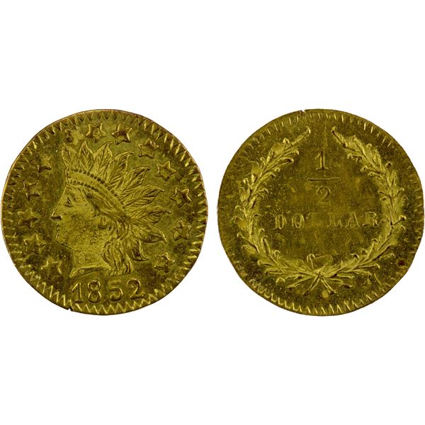 UNITED STATES: AV ½ dollar, 1862, Unc