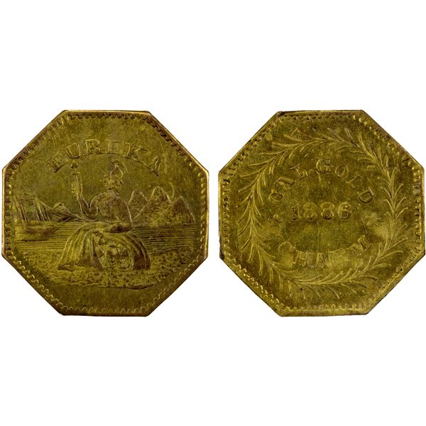 UNITED STATES: AV ¼ dollar, 1886, Unc