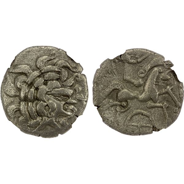 GAUL: Redones, BI stater (6.26g), ca. 100-50 BC, NGC Choice VF
