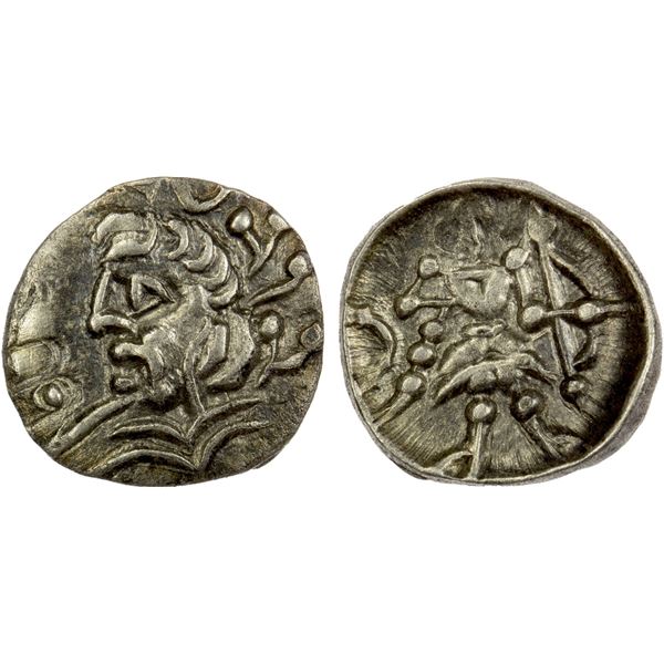 SAMARKAND: Anonymous, ca. 2nd-3th century, AR obol (0.39g), choice EF