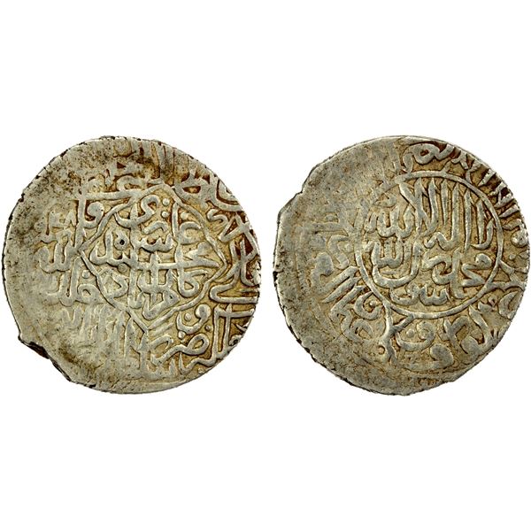 MUGHAL: Kamran Mirza, 1530-1555, AR shahrukhi (4.72g), Kabul, AH948, strong VF