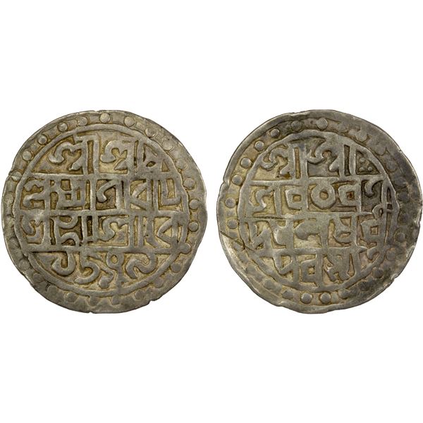 COOCH BEHAR: Lakshmi Narayan, 1587-1627, AR rupee (9.55g), SE1509 (1587), bold VF-EF