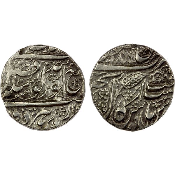 SIKH EMPIRE: AR nanakshahi rupee (11.15g), Amritsar, VS1869, EF