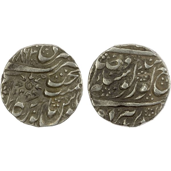 SIKH EMPIRE: AR arsiwala shahi rupee (11.12g), Amritsar, VS1863, bold VF-EF