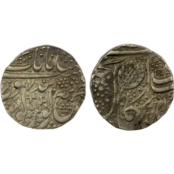 SIKH EMPIRE: AR nanakshahi rupee (11.08g), Amritsar, VS[18]97, EF