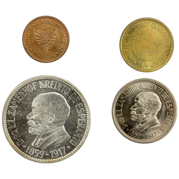 ESPERANTO: 4-coin UNC set