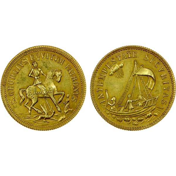 HUNGARY: AV medalet (3.82g), ND (ca. 19th century), EF