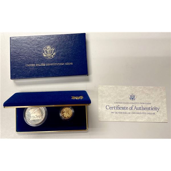 UNITED STATES: Constitution proof set, 1987, Choice Proof