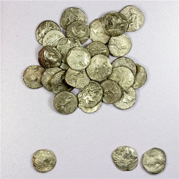 ANCIENT: SELEUKID KINGDOM: LOT of 30 AR drachms of Aï Khanoum
