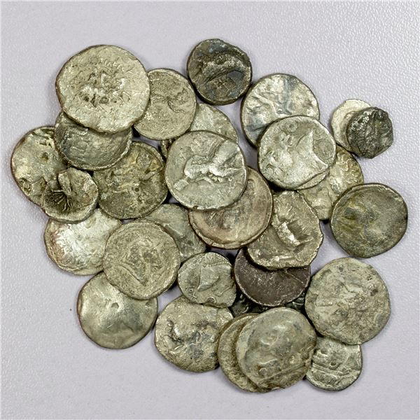 ANCIENT: SELEUKID & BACTRIA: LOT of 30 silver coins