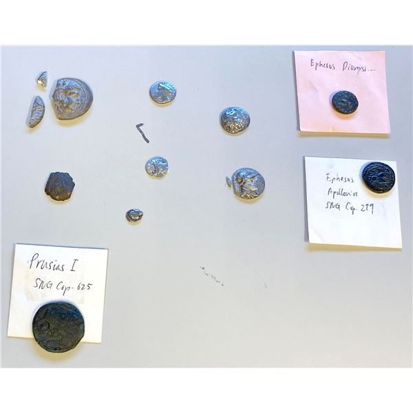 ANCIENT: ANCIENT GREECE: LOT of 6 AR & 4 AE coins