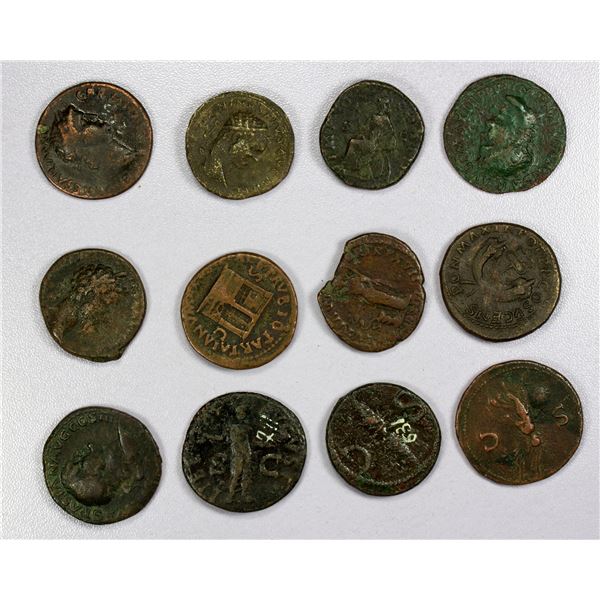 ANCIENT: ROMAN EMPIRE: LOT of 13 bronzes
