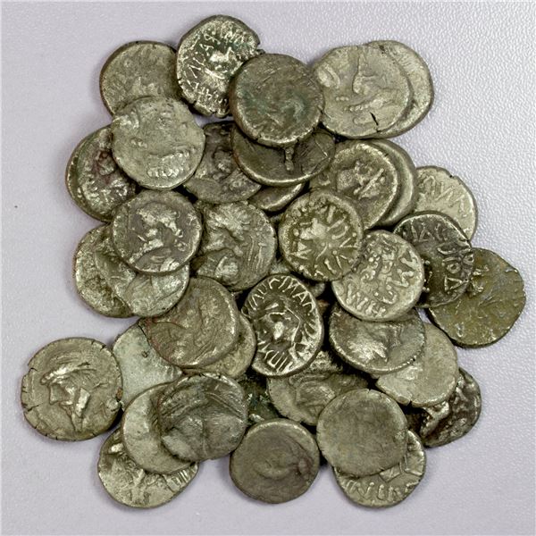 ANCIENT: ELYMAIS: Kamnaskires V, ca. 54/3-33/2 BC, LOT of 43 AR drachms