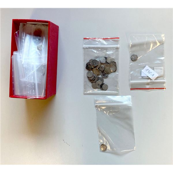 ISLAMIC: OTTOMAN EMPIRE: Süleyman I, 1520-1566, LOT of 88 silver coins