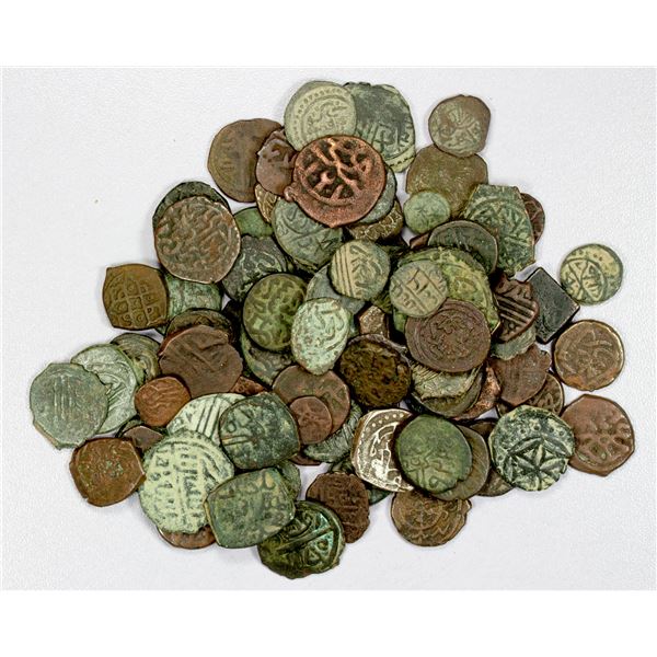 ISLAMIC: OTTOMAN EMPIRE: LOT of about 95 copper mangirs