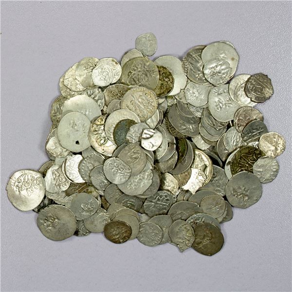 ISLAMIC: TURKEY: LOT of about 235 small silver coins