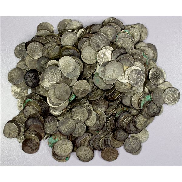 ISLAMIC: JALAYRIDS: Sultan Husayn I, 1374-1382, LOT of about 500 silver dinars
