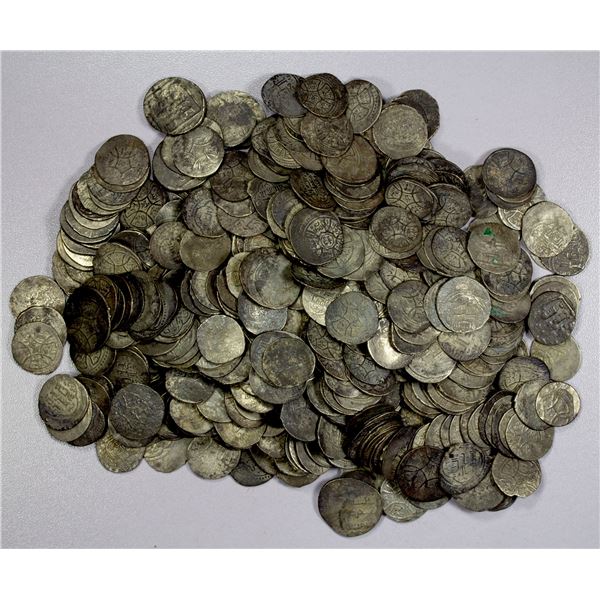 ISLAMIC: JALAYRIDS: Sultan Husayn I, 1374-1382, LOT of about 500 silver dinars