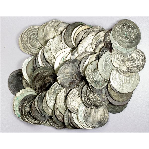ISLAMIC: MEDIEVAL ISLAMIC: LOT of 100 silver dirhams