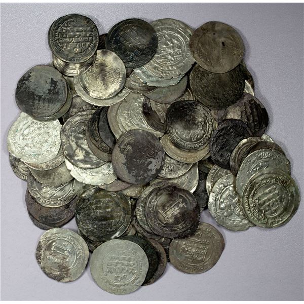 ISLAMIC: MEDIEVAL ISLAMIC: LOT of 100 silver dirhams