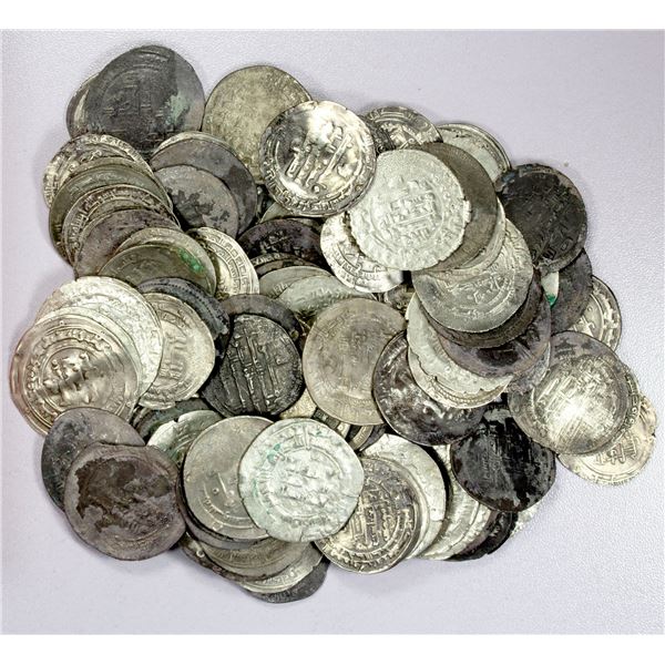 ISLAMIC: MEDIEVAL ISLAMIC: LOT of 100 silver dirhams