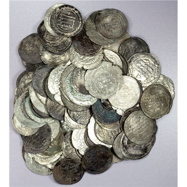 ISLAMIC: MEDIEVAL ISLAMIC: LOT of 100 silver dirhams