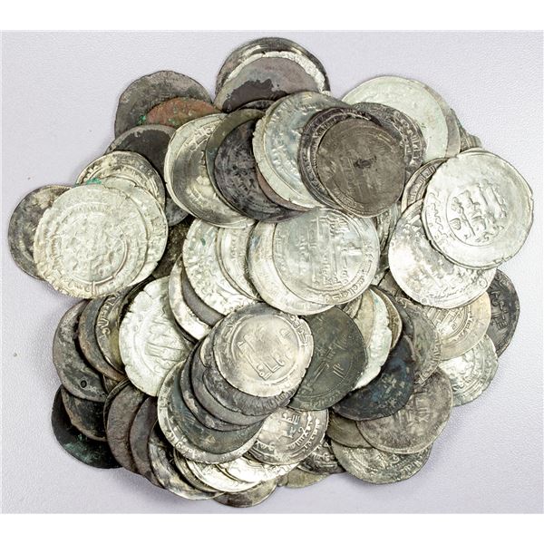 ISLAMIC: MEDIEVAL ISLAMIC: LOT of 100 silver dirhams