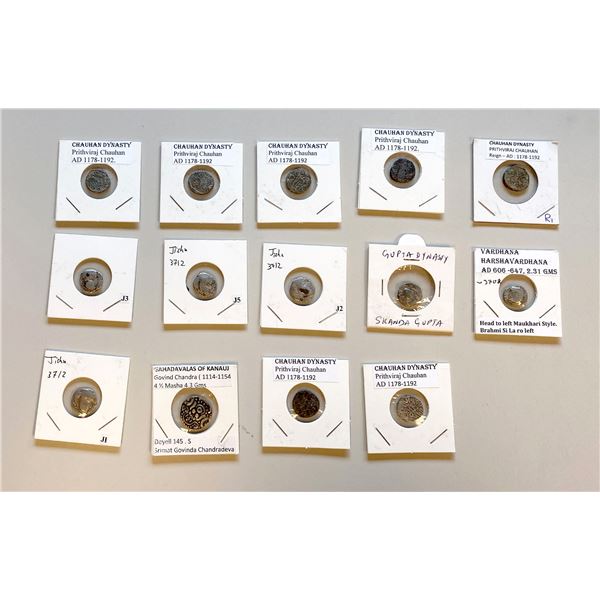 INDIA: MEDIEVAL HINDU INDIA: LOT of 14 pieces