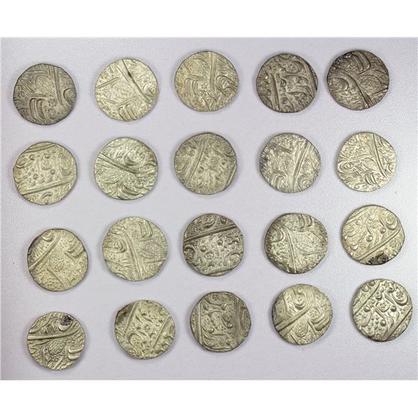 INDIA: SIKH EMPIRE: LOT of 20 Amritsar nanakshahi rupees