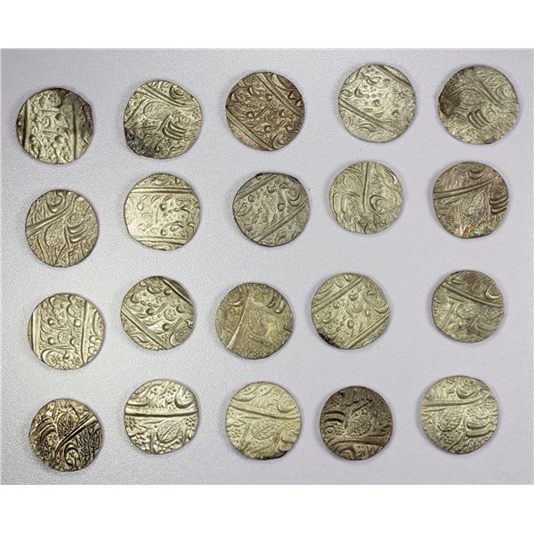 INDIA: SIKH EMPIRE: LOT of 20 Amritsar nanakshahi rupees
