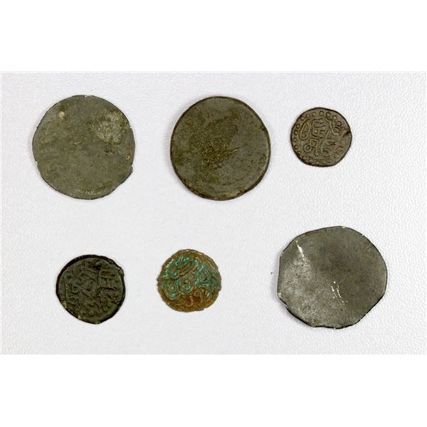 ASIA: Malay States, LOT of 6 interesting coins