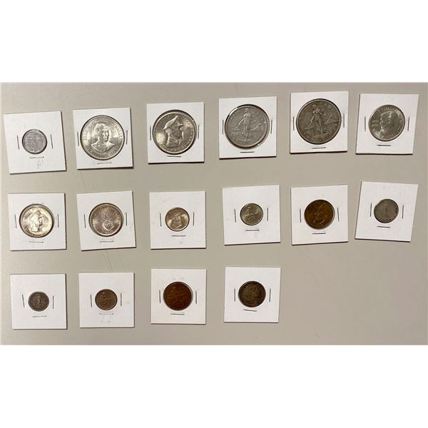 ASIA: Philippines, LOT of 16 coins