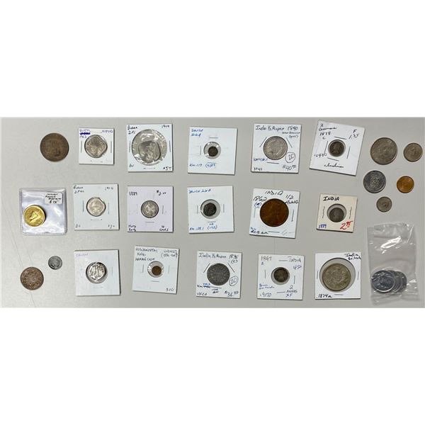 ASIA & CAUCASUS: Various, LOT of 30 coins