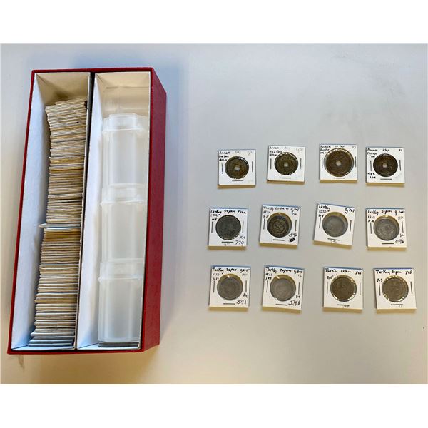 ASIA & MIDDLE EAST: Various, LOT of 98 coins