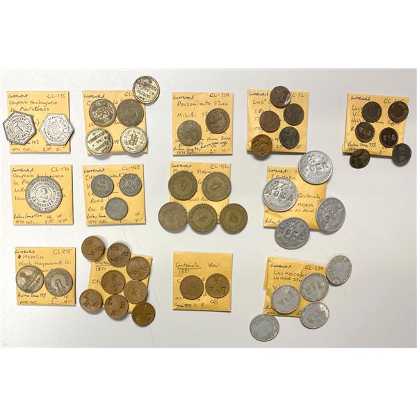 AMERICAS: Guatemala, LOT of 50 tokens