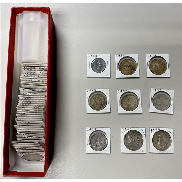 AMERICAS: Various, LOT of 47 coins and one token