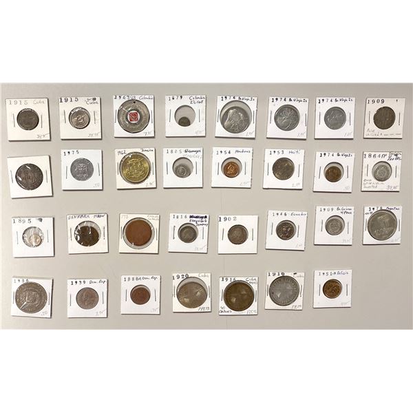 AMERICAS: Various, LOT of 31 coins