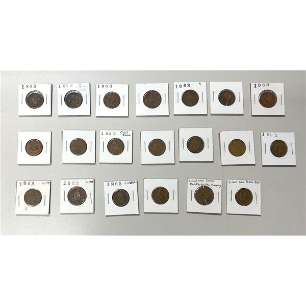 UNITED STATES: LOT of 20 tokens