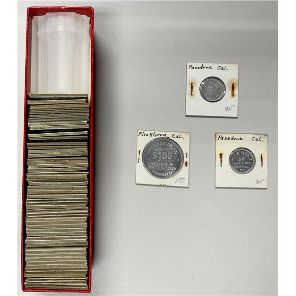 UNITED STATES: LOT of 60 uniface Anillo restrike good-for tokens