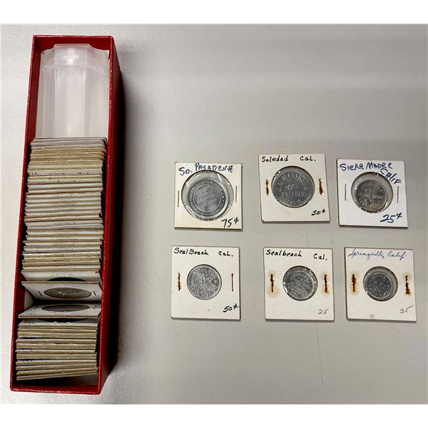 UNITED STATES: LOT of 50 uniface Anillo restrike good-for tokens