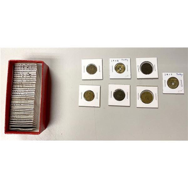 WORLDWIDE: Africa & Middle East, LOT of 41 coins and tokens