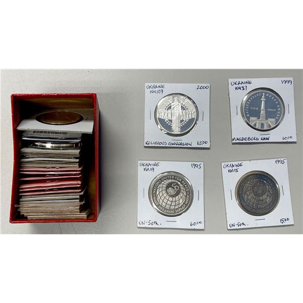 WORLDWIDE: Asia & Eastern Europe, LOT of 38 coins and medals
